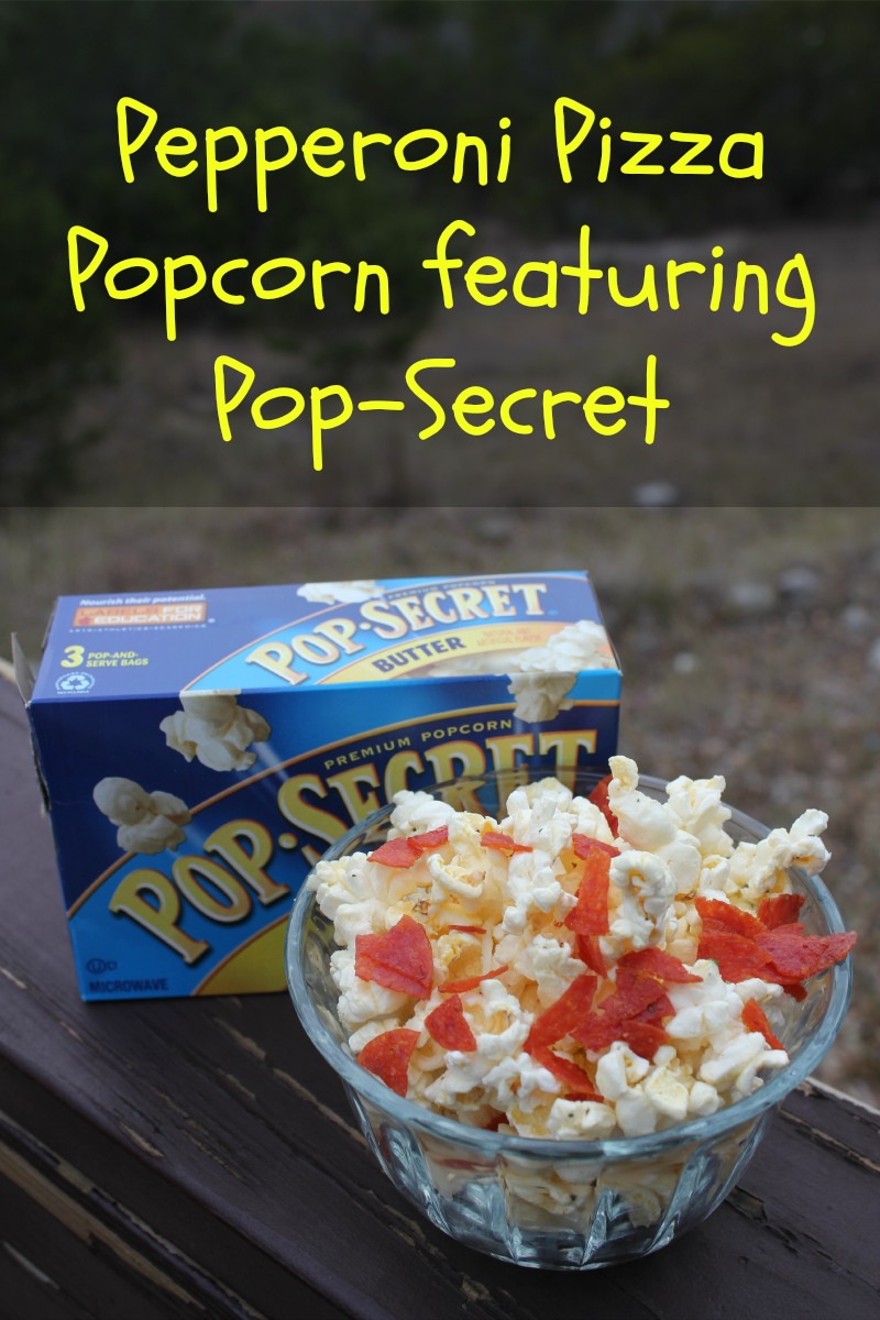 Pepperoni Pizza Popcorn